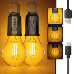 Rechargeable Camping Hanging Bulb – Portable LED Tent Light - Image 2